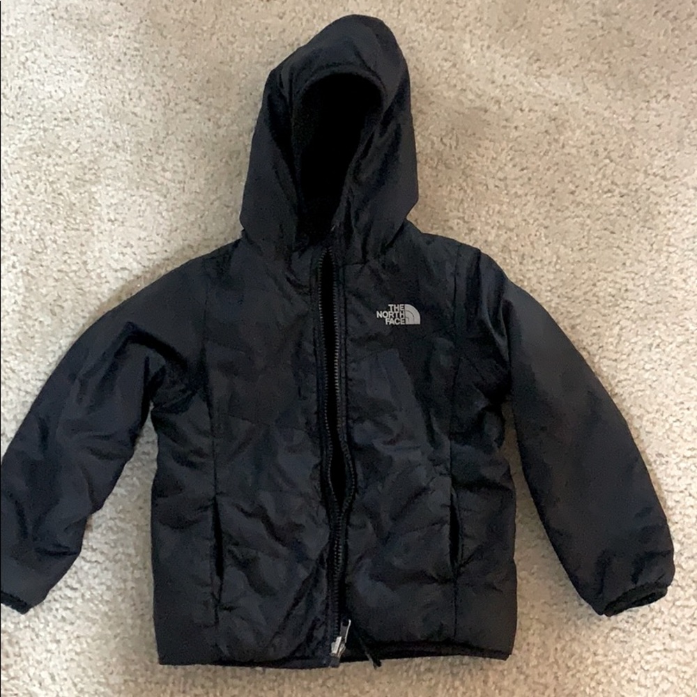 Boys north face reversible jacket